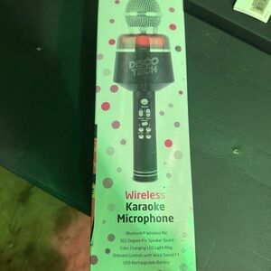 Disco tech wireless karaoke microphone new